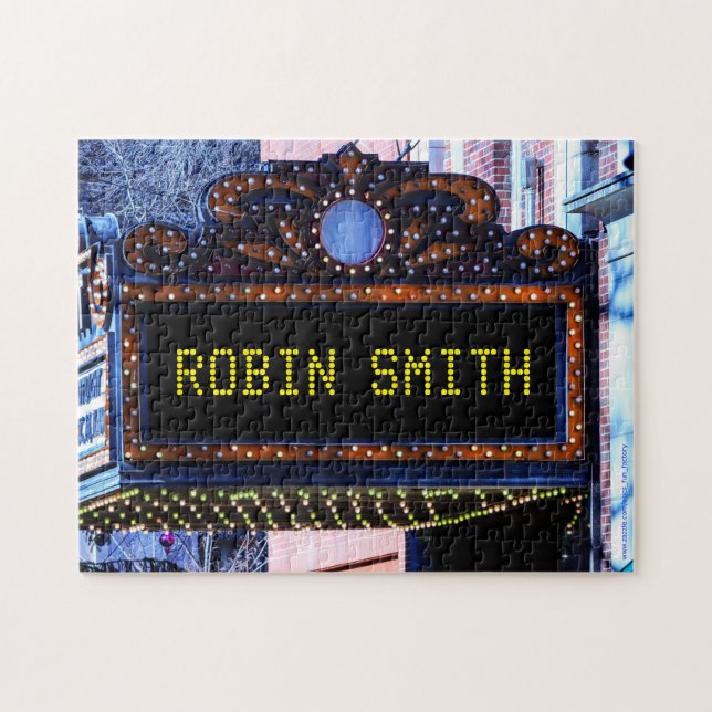 PUZZLE ¡SU NOMBRE EN LUCES! (Horizontal)