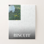 Puzzle Su perro Nombre Foto Personalizado cachorro<br><div class="desc">Personaliza este rompecabezas con tu foto favorita de tu mascota (perro,  gato,  etc.). Un regalo divertido para el amante del perro,  amante del gato. Ver a su mascota en forma de rompecabezas con una imagen especial es un placer bienvenido.</div>