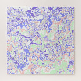 Puzzle Suave Pastel Funky Boho Retro Abstracto Mármol
