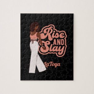 Puzzle Subir y poner a una mujer melanina personalizada