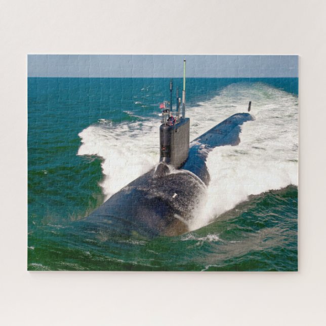 PUZZLE SUBMARINO DE ATAQUE RÁPIDO DE EE. UU. - SSN-781 (1 (Horizontal)
