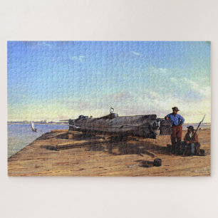 Puzzle Submarino Torpedo Boat H.L. Hunley Dic. 6 1863