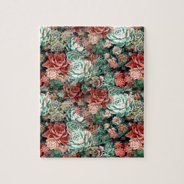 Puzzle Succulents suculentos (Vertical)
