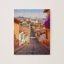 Puzzle Sucre Bolivia Travel Watercolor