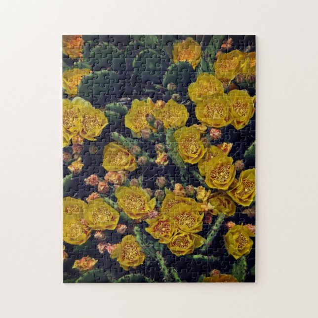 Puzzle Suculentas Jardín Yellow Floral Spring Regalo de v (Vertical)