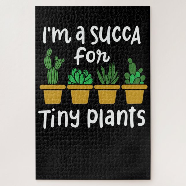 Puzzle Suculentas pequeñas plantas (Vertical)