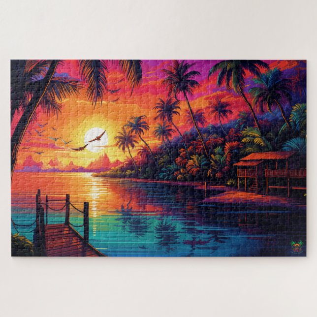 Puzzle Sueño caribeño 🌅 (Horizontal)
