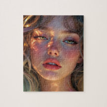 Sueño de la hora dorada - Retrato angélico radiant