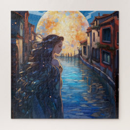 Puzzle Sueño del Canal bajo la Luz de la Luna – Rompecabe