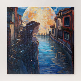 Puzzle Sueño del Canal bajo la Luz de la Luna – Rompecabe