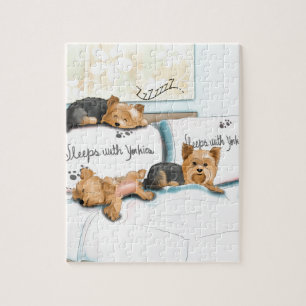 Puzzle Sueños con Yorkies de Catia Cho