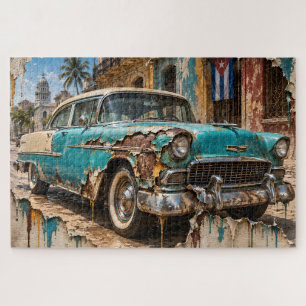 Puzzle Sueños de La Habana, cromo oxidado