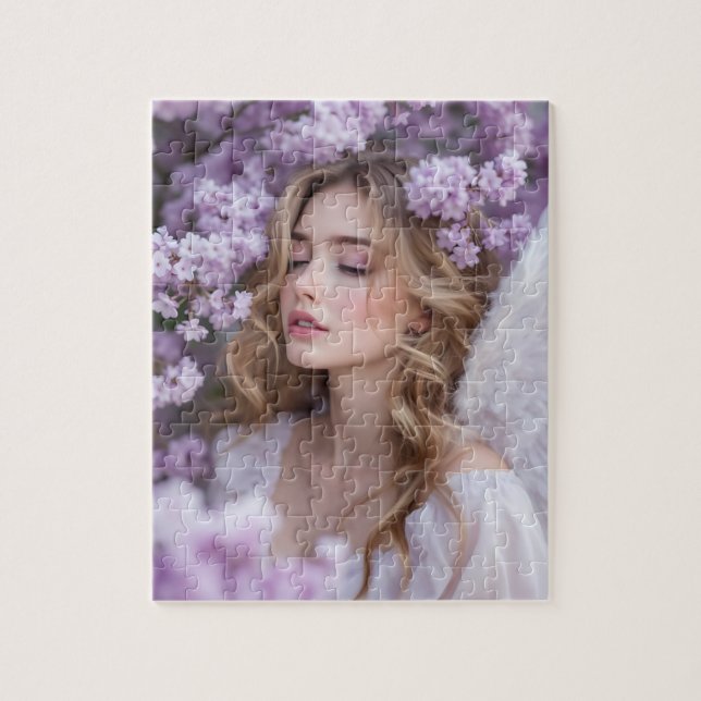 Puzzle Sueños de Lilac - Ángel de la Primavera Serene (Vertical)