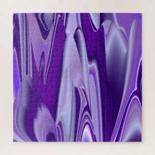 Puzzle Sueños del arcoiris de flores moradas