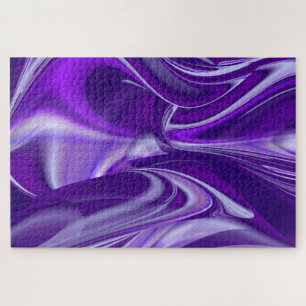 Puzzle Sueños del arcoiris de flores moradas