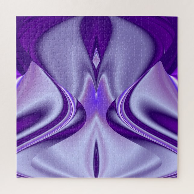 Puzzle Sueños del arcoiris de flores moradas (Vertical)
