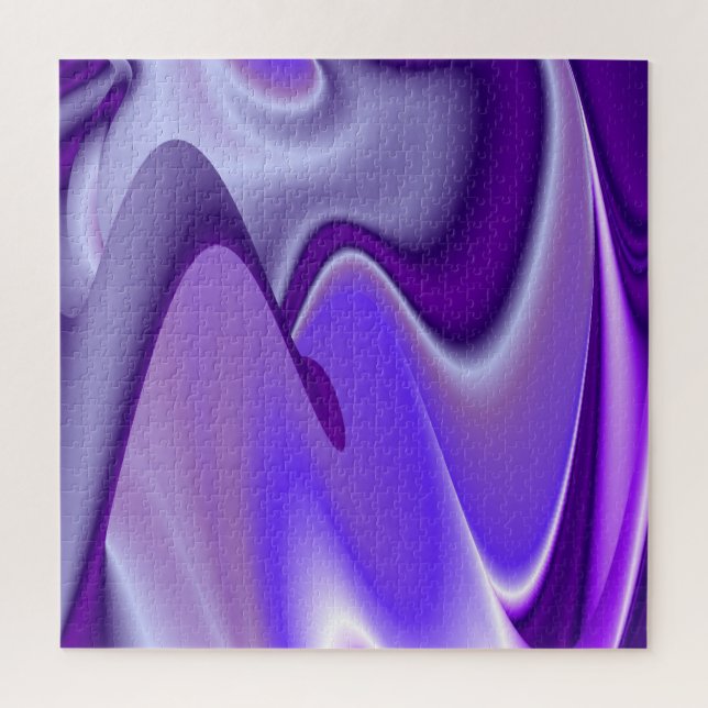 Puzzle Sueños del arcoiris de flores moradas (Vertical)