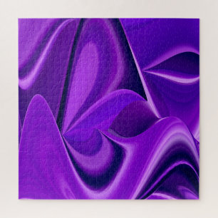 Puzzle Sueños del arcoiris de flores moradas