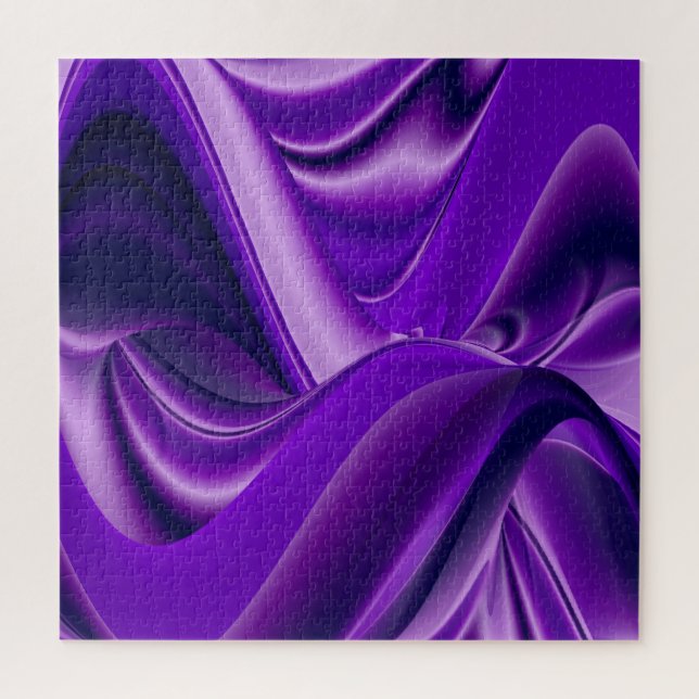 Puzzle Sueños del arcoiris de flores moradas (Vertical)