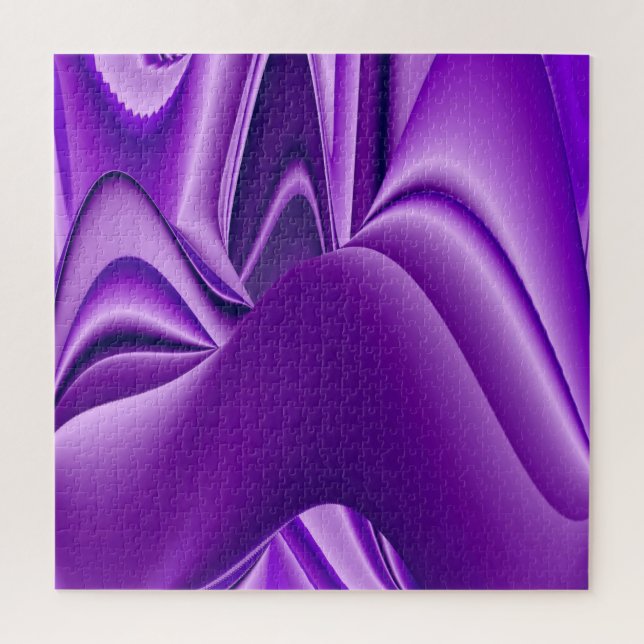 Puzzle Sueños del arcoiris de flores moradas (Vertical)