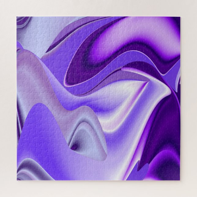 Puzzle Sueños del arcoiris de flores moradas (Vertical)