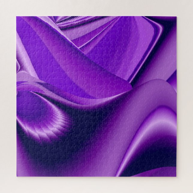 Puzzle Sueños del arcoiris de flores moradas (Vertical)
