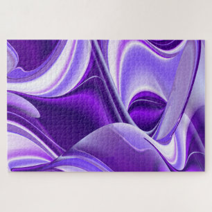 Puzzle Sueños del arcoiris de flores moradas