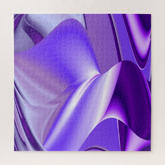 Puzzle Sueños del arcoiris de flores moradas (Vertical)
