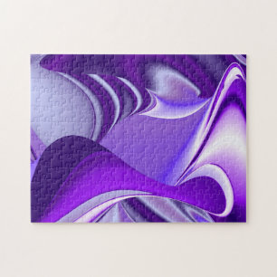 Puzzle Sueños del arcoiris de flores moradas
