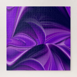 Puzzle Sueños del arcoiris de flores moradas