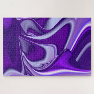 Puzzle Sueños del arcoiris de flores moradas