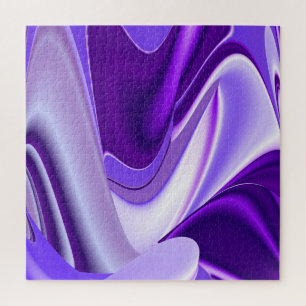 Puzzle Sueños del arcoiris de flores moradas