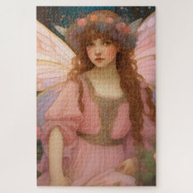 Sueños Encantadores: Un Retrato De Hada Rosa De Wh