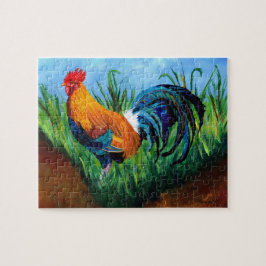 Puzzle Sugar Cane Rooster