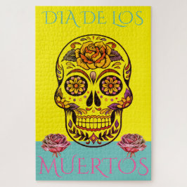 Puzzle Sugar Skull Dia De Los Muertos