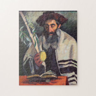 Puzzle Sukkot - pintura de Paula Gans - firmado 1920