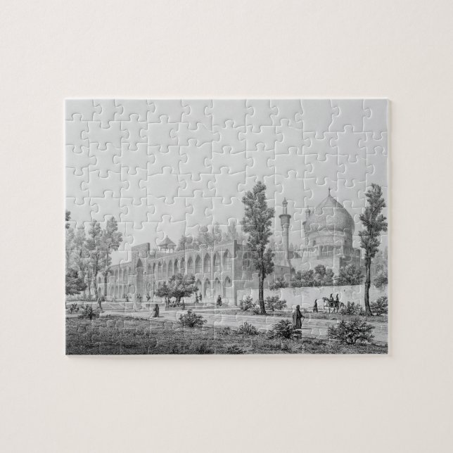 Puzzle sultán Hussein de Madrasa-yi Masjid-i Shah, en (Horizontal)