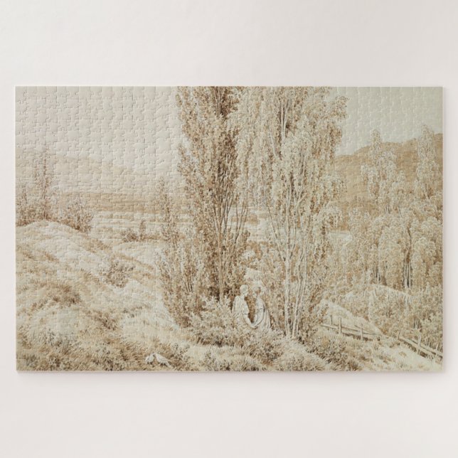 Puzzle Summer - Caspar David Friedrich (Horizontal)