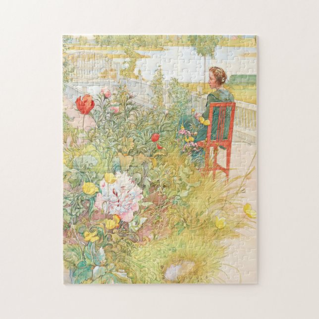 Puzzle Summer In Sundborn Por Carl Larsson (Vertical)