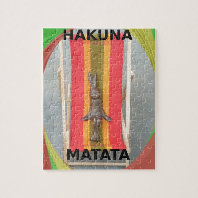 Puzzle Summer Time Rabbit Colors (Vertical)