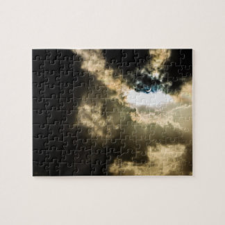 Puzzle Sun creciente durante eclipse solar