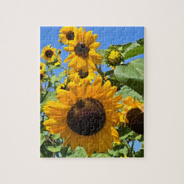 Puzzle Sunflower (Vertical)