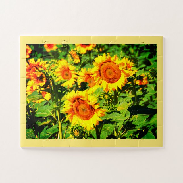Puzzle Sunflower (Horizontal)