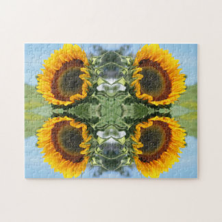 Puzzle Sunflower In Sunshine Resumen Arte De Flores