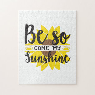Puzzle Sunflower Lover Be So Come My Sunshine