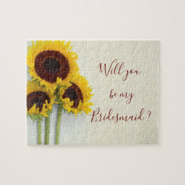 Puzzle Sunflower Serás Mi Novia