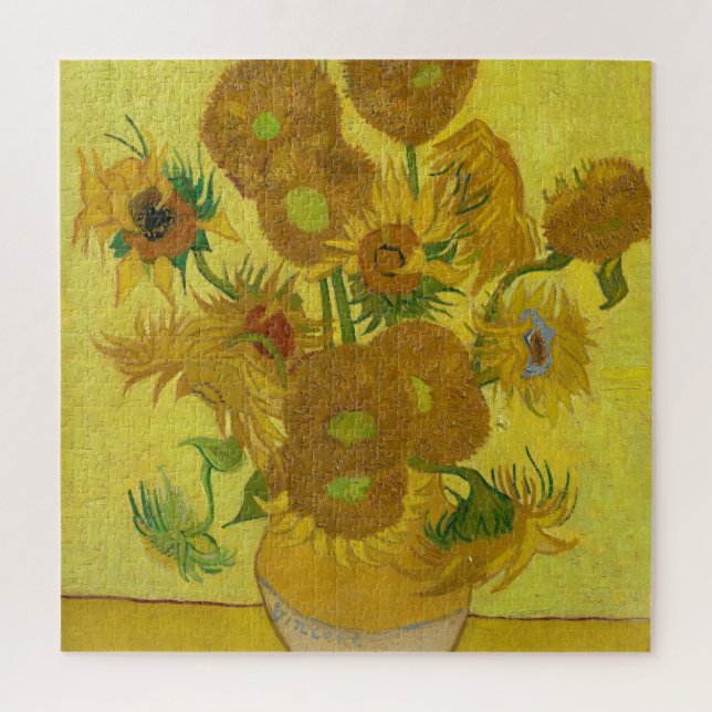 Puzzle Sunflowers de Van Gogh Painting Art (Vertical)