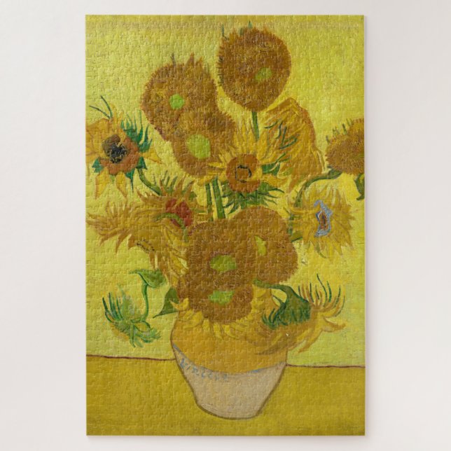 Puzzle Sunflowers de Van Gogh Painting Art (Vertical)