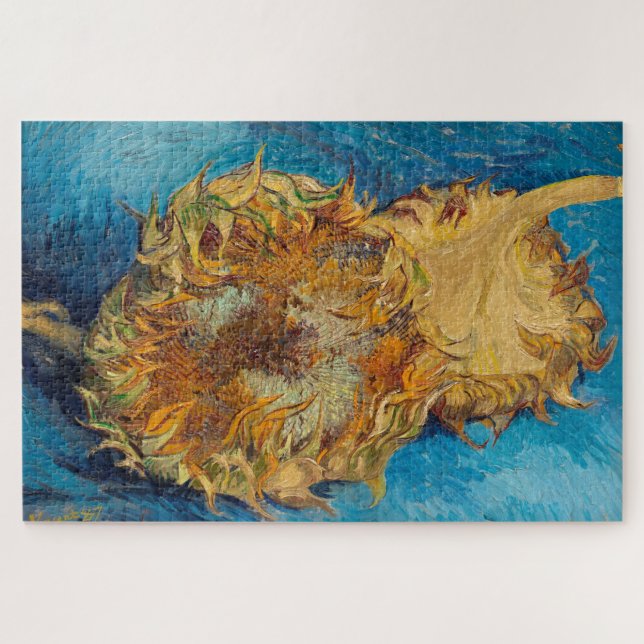 Puzzle Sunflowers de Van Gogh Painting Art (Horizontal)