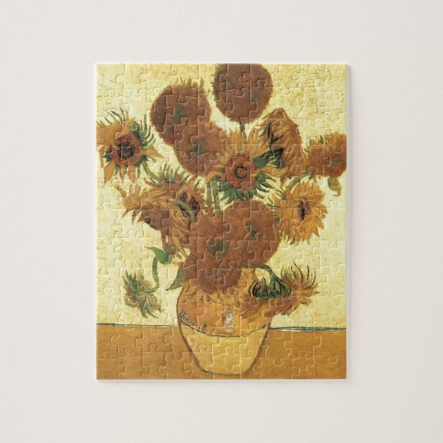 Puzzle Sunflowers de Van Gogh Painting Art (Vertical)